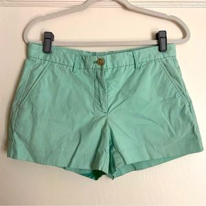 Sea foam green/mint colored Gap chino shorts